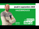 La Minute Info de l’Indicateur des Flandres du jeudi 4 septembre