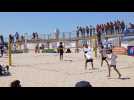 Finales Coupe de France U18 de beach-volley à Calais: finale garçons entre Pegomas et l'Ile de Ré