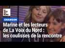 La chanteuse Marine face aux lecteurs de La Voix du Nord : les coulisses de la rencontre