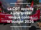 La CGT appelle à une grève longue contre le budget 2026