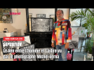Aire-sur-la-Lys : Michel Verna explique son œuvre L'homme tronc