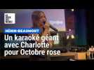 Charlotte, la grande gagnante de The Voice Kids, à Hénin-Beaumont pour Octobre rose