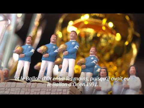 Figurine Jean-Pierre Papin - OM Marseille - Sportstars Tonka A-4 - Vintage