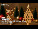TUTO. Deux décorations de Noël simples et rapides en bouchons de liège