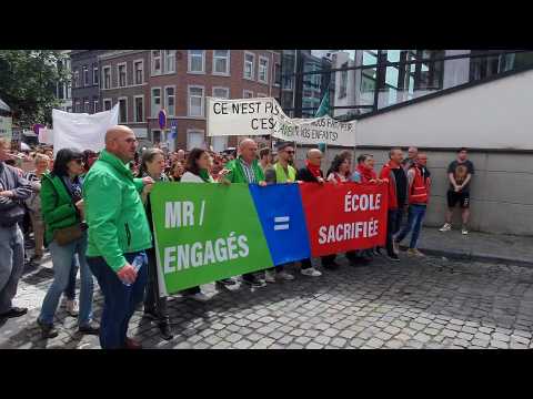 Actions des enseignants à Liège